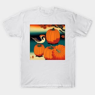 Pumpkin Study - Japanese Style AI - D T-Shirt